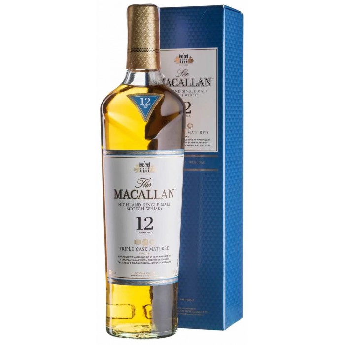 ウイスキー The Macallan 12 Triple Cask Macallan Triple Cask 12 лет 0.7л, виски в коробке | OKwine